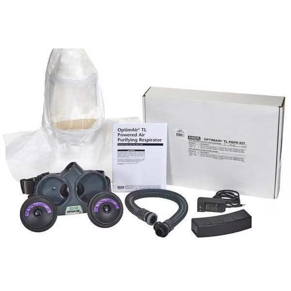 Optimair TL Kit with Full Hood, HE Filters, Extended Battery, Msa Safety, Mfr#: 10214891