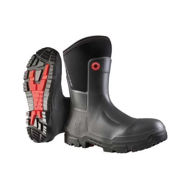 Boots, Men's 5, Women's 7, Black, PR, DUNLOP, Mfr# ND68A93.CH