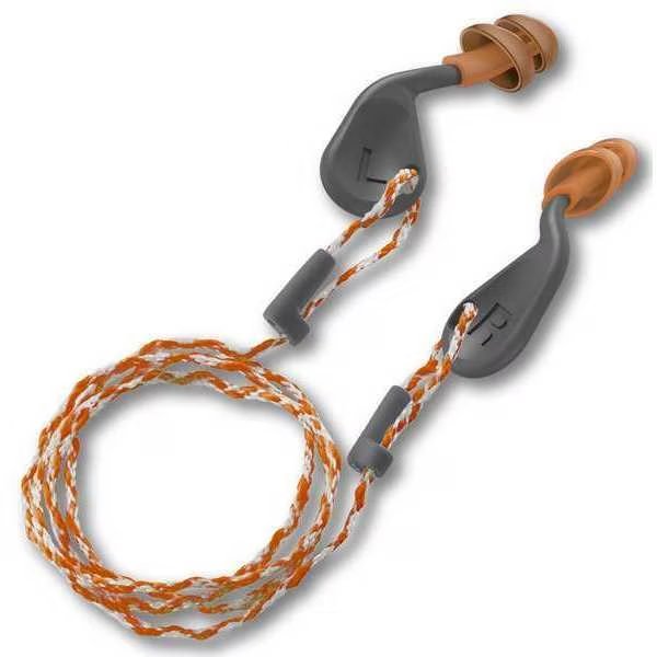 Ear Plugs, Corded, Orange, PK48, HEXARMOR, Mfr# 18-20001