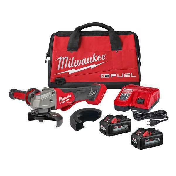 M18 FUEL 4-1/2 in. / 5 in. Braking Grinder with ONE-KEY with No-Lock Paddle Switch Kit, Milwaukee Tool, Mfr#: 2882-22