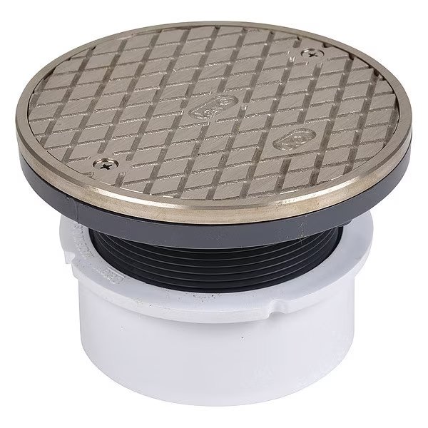 Adj PVC Cleanout, 4