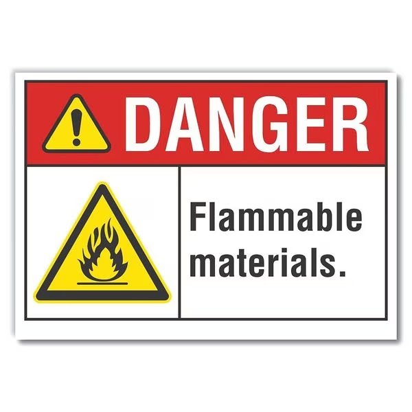 Danger Sign, 10 in H, 14 in W, Horizontal Rectangle, English, LCU4-0018-RD_14X10, LYLE, Mfr# LCU4-0018-RD_14X10