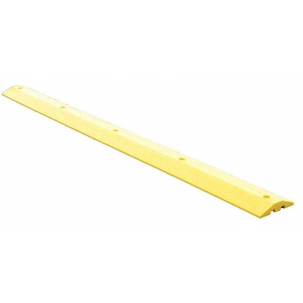 Speed Bump, Plastic, Asphlt Only, 2X10X108, Plastics R Unique, Mfr#: 210108SBY-SPIKES