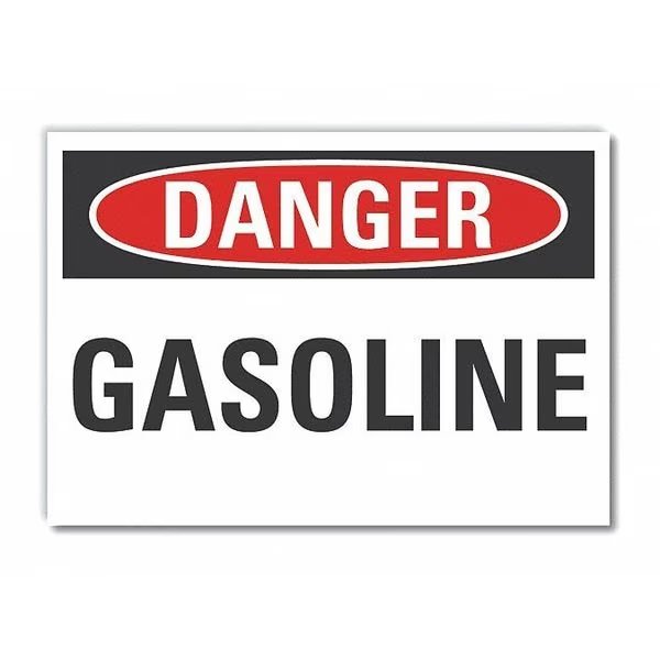 Danger Sign, 10 in H, 14 in W, Non-PVC Polymer, Horizontal Rectangle, English, LCU4-0313-ED_14x10, Lyle, Mfr#: LCU4-0313-ED_14x10