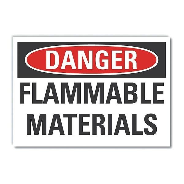 Danger Sign, 3 1/2 in H, 5 in W, Horizontal Rectangle, English, LCU4-0413-RD_5X3.5, LYLE, Mfr# LCU4-0413-RD_5X3.5
