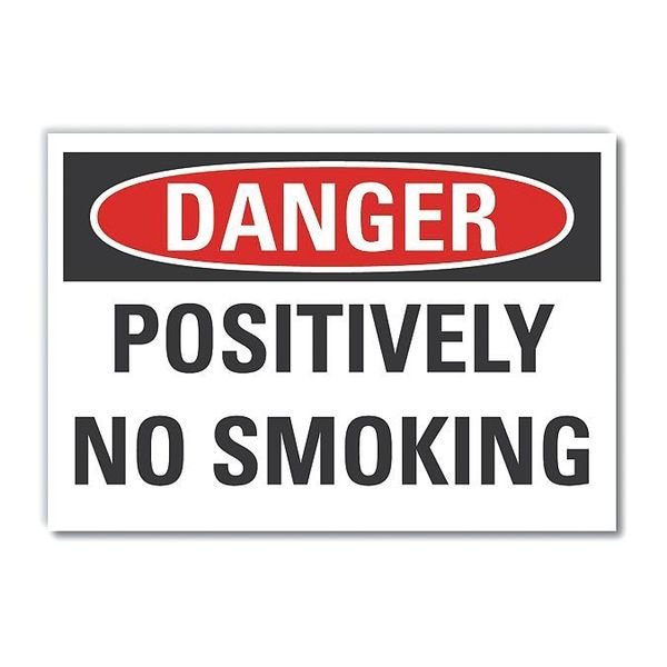 No Smoking Danger Label, 7