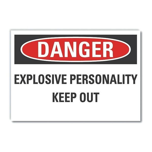 Decal Danger Explosive, 10