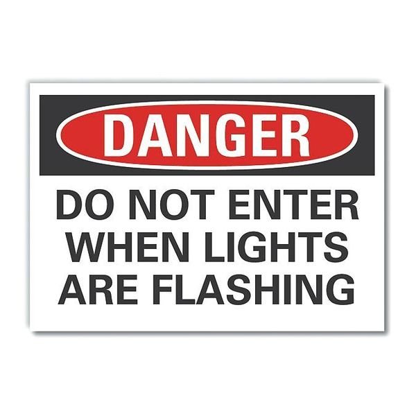 Refl Decal Danger Do Not Enter, 5