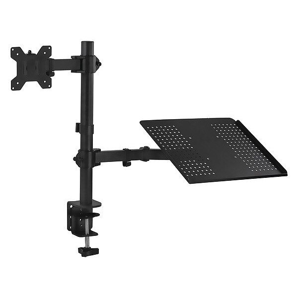 Monitor Desk Mount W/ Laptop Tray, Mount-It, Mfr#: MI-4352LTMN