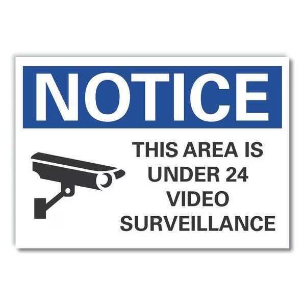Notice Sign, 10 in H, 14 in W, Non-PVC Polymer, Horizontal Rectangle, English, LCU5-0053-ED_14x10, LYLE, Mfr# LCU5-0053-ED_14x10
