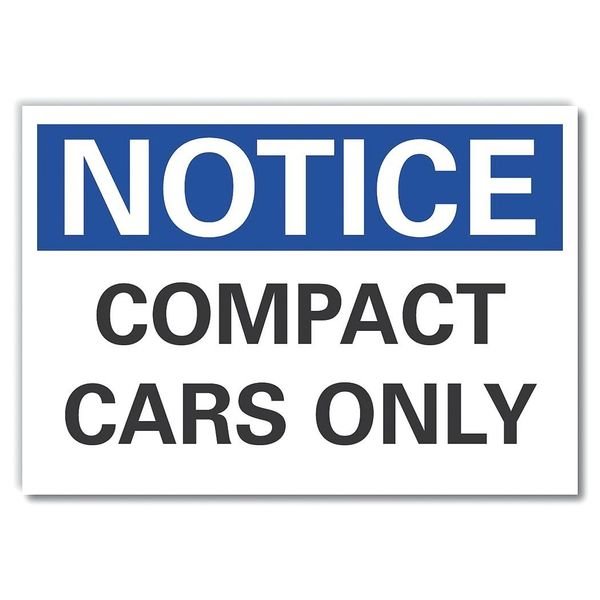 Eco-Decal Parking, 10 in x 14 in, Non-PVC, LYLE, Mfr# LCU5-0100-ED_14x10