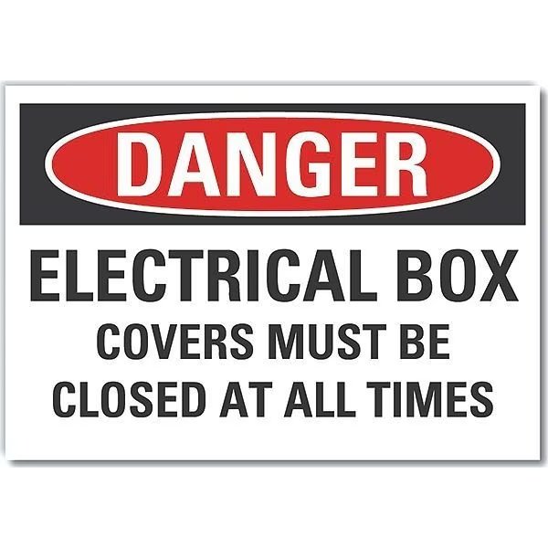 Decal, Danger Electrical Box, 5 x 3.5