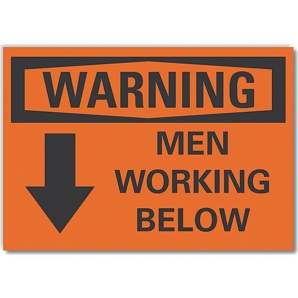 Warning Men Working, 10 x 7