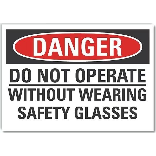 Decal, Danger Do Not Operate, 5 x 3.5, LYLE, Mfr# LCU4-0613-RD_5X3.5