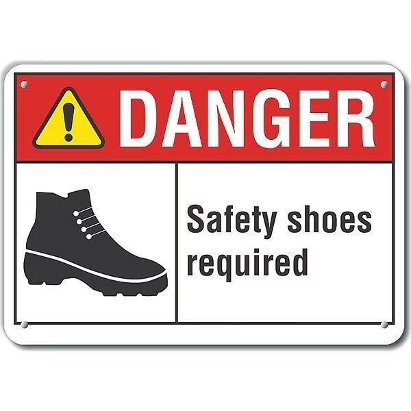 Reflalum Danger Safety Shoes, 10