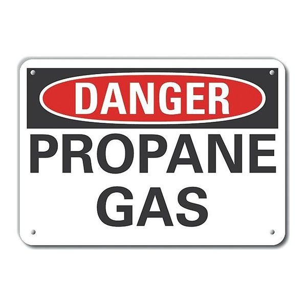 Danger Sign, 10 in H, 14 in W, Horizontal Rectangle, English, LCU4-0337-NA_14X10, LYLE, Mfr# LCU4-0337-NA_14X10
