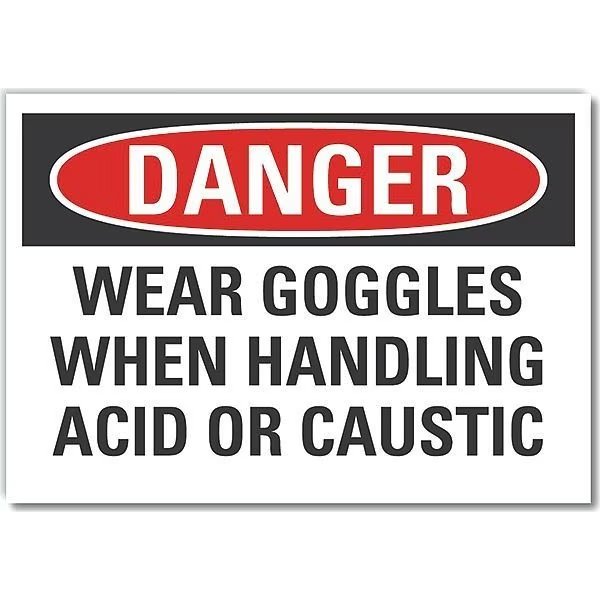 Decal, Danger Wear Protective, 7 x 5