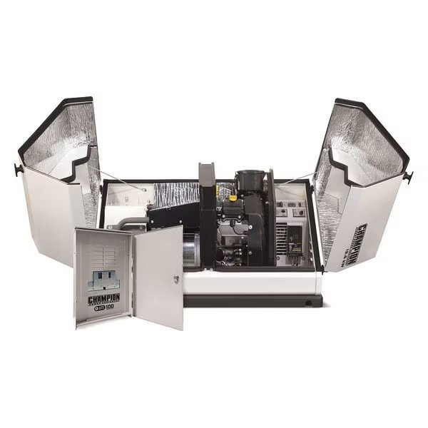 Standby Generator, Single Phase, 12.5kW LP/11kW NG, Air Cooled, Champion Power Equipment, Mfr#: 100179