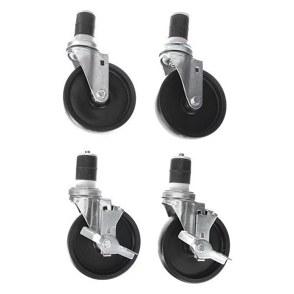 Caster Kit, Med Duty 1-5/8