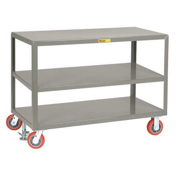Mobile Table, 3 Shelf, 3600 lb., 24x60