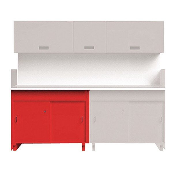Tech Bench W/Sld Door 4FtSingle, EQUIPTO, Mfr# 1S4