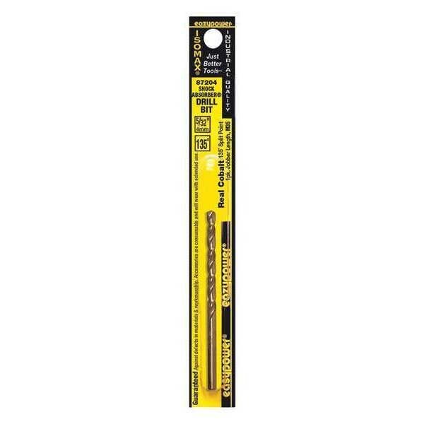Cobalt TiN Jobber Length Drill Bit, EAZYPOWER, Mfr# 87204