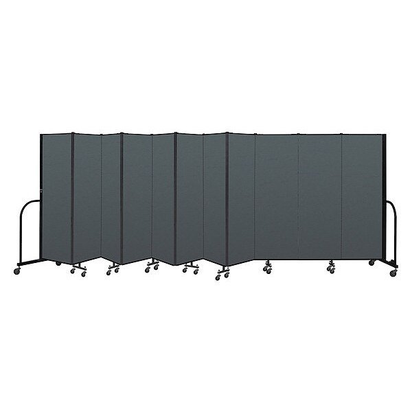 Portable Room Divider, 11 Panel, 6 ft. H, SCREENFLEX, Mfr# CFSL6011-DN
