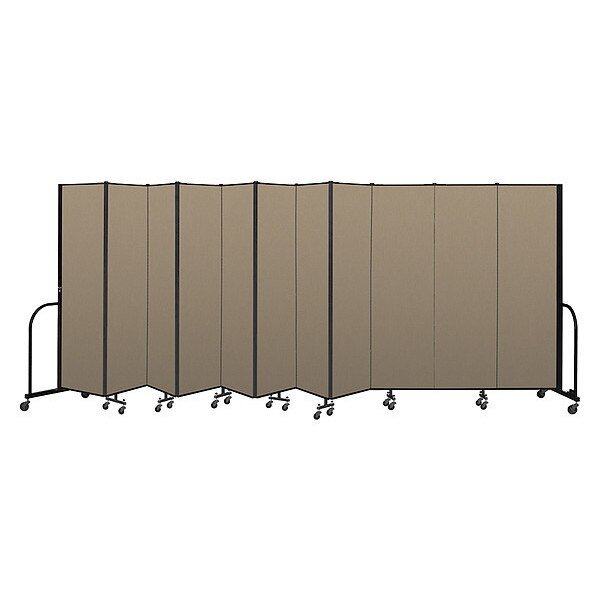 Portable Room Divider, 11 Panel, 6 ft. 8