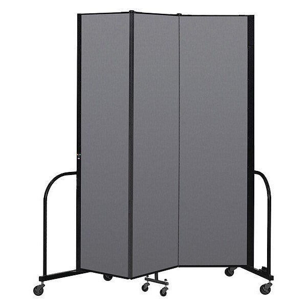 Portable Room Divider, 3 Panel, 7 ft. 4