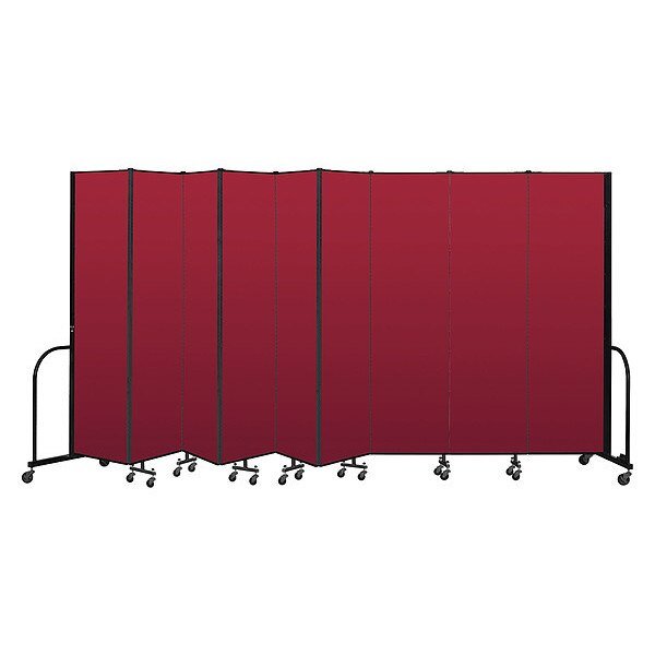 Portable Room Divider, 9 Panel, 7 ft. 4