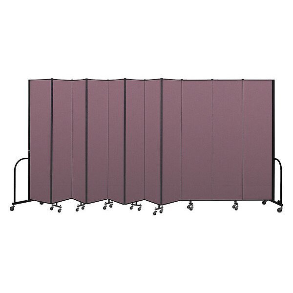 Portable Room Divider, 11 Panel, 8 ft. H x, Screenflex, Mfr#: CFSL8011-DM