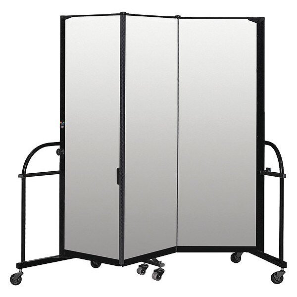 Heavy Duty Room Divider, 3 Panel, 6 ft. H, Screenflex, Mfr#: HFSL603-VT