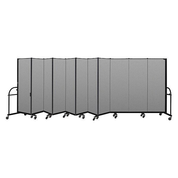 Heavy Duty Room Divider, 11 Panel, 6 ft. H, SCREENFLEX, Mfr# HFSL6011-VG
