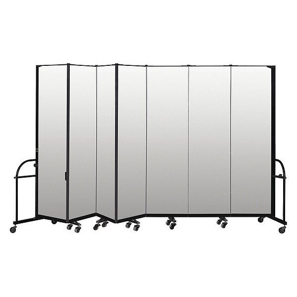 Heavy Duty Room Divider, 7 Panel, 7 ft. 4