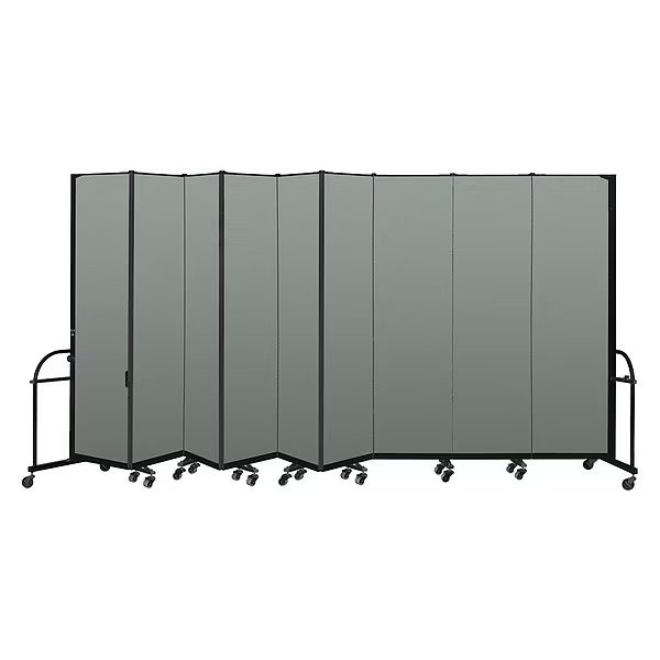 Heavy Duty Room Divider, 9 Panel, 7 ft. 4, SCREENFLEX, Mfr# HFSL749-VN
