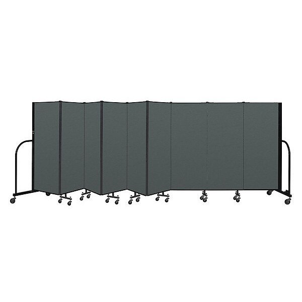 Portable Room Divider, 9 Panel, 5 ft. H, SCREENFLEX, Mfr# CFSL509-DN