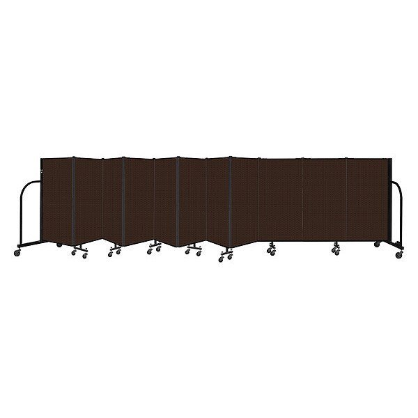 Portable Room Divider, 11 Panel, 4 ft. H, SCREENFLEX, Mfr# CFSL4011-DD