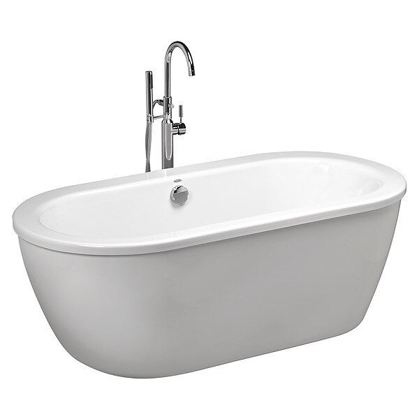Cadet Freestanding Tub Kit With Satin Nickel Tub Filler Arctic, AMERICAN STANDARD, Mfr# 2764.014M203.011