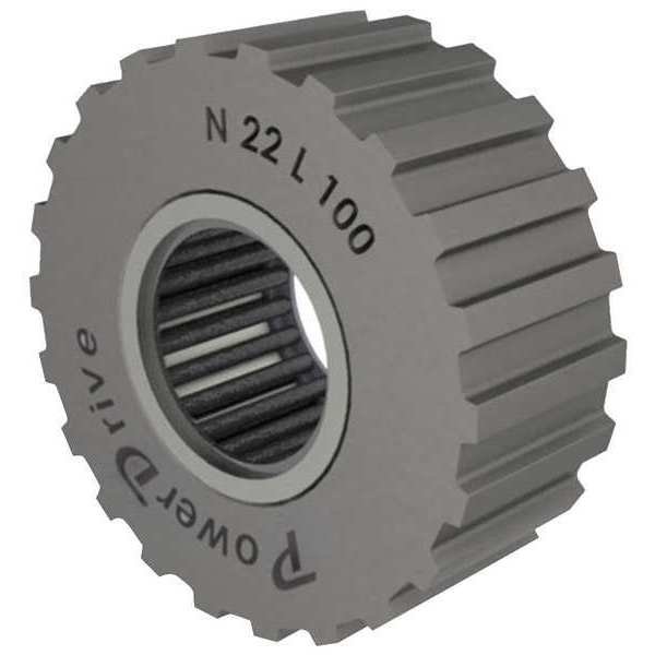 Gearbelt Pulley Idler, 1/2 Pitch, POWERDRIVE, Mfr# N16H100