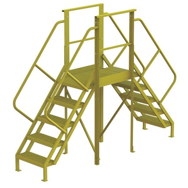 Crossover Ladder 5 Step 50 In Span, Serr, Tri-Arc, Mfr#: 7CY82
