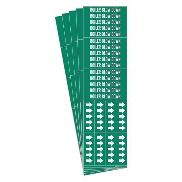 Pipe Marker, PK5, 7331-3C-PK, BRADY, Mfr# 7331-3C-PK