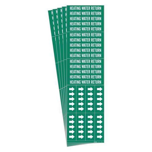 Pipe Marker, PK5, 7365-3C-PK, BRADY, Mfr# 7365-3C-PK