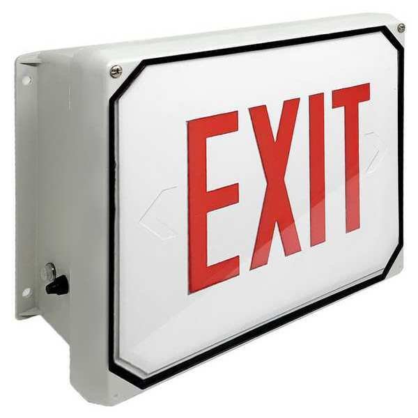 NEMA Exit Sign, Big Beam, Mfr#: E4XL1RW