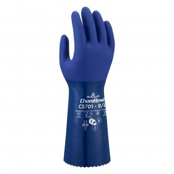 Glove, Chemical Resistat, Seamless Knit, PR, SHOWA, Mfr# CS701M-08