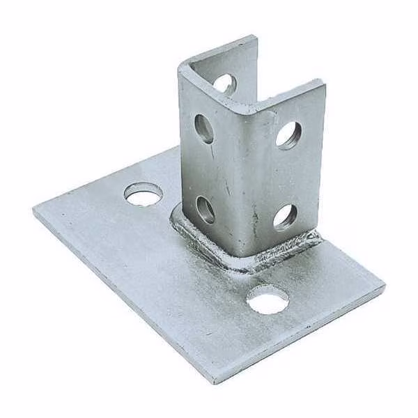 Strut Channel Fitting, Silver, 1/4