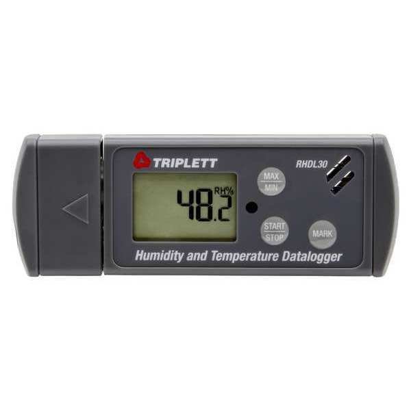 Hygrothermometer Datalogger, TRIPLETT, Mfr# RHDL30