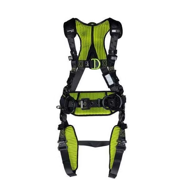 Fall Protection Harness, 3XL/4XL, Polyester, Honeywell Miller, Mfr#: H7CC3A4
