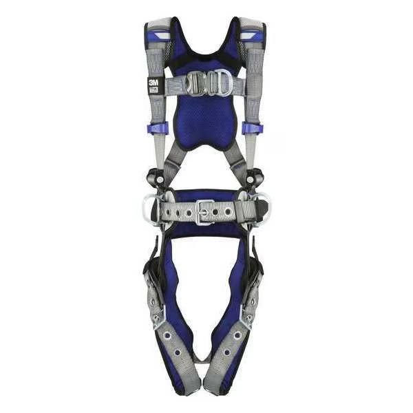 Harness, Vest Style, 2XL, Polyester, Gray, 3M DBI-SALA, Mfr# 1402092