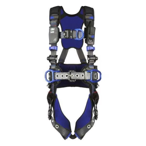 Harness, Vest Style, 2XL, Polyester, Gray, 3M DBI-SALA, Mfr# 1113179