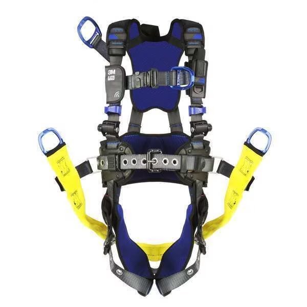 Harness, Vest Style, M, Polyester, Gray, 3M DBI-SALA, Mfr# 1113296